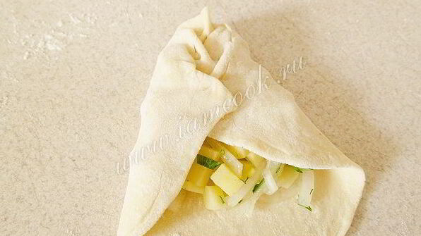 манты с картошкой