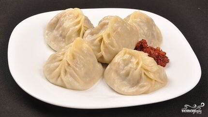 Манты с мясом