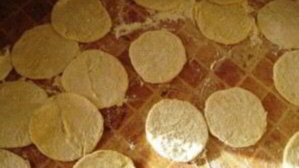 манты с рыбой