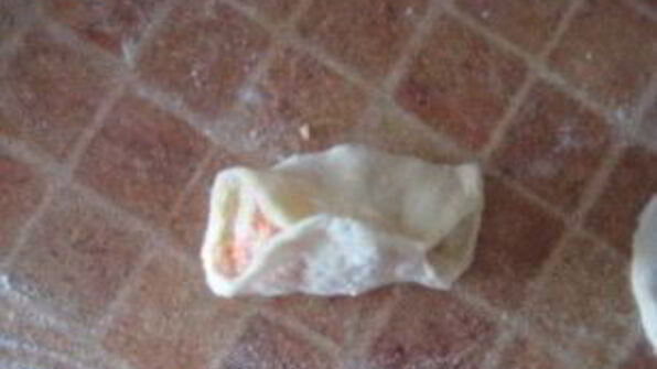 манты с рыбой