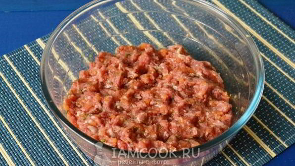 манты с тыквой и мясом