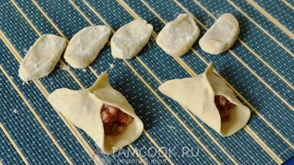 манты с тыквой и мясом