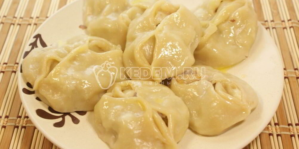 Рецепт мантов с тыквой