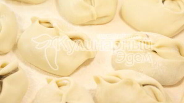 манты с тыквой