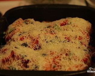 Картофель с курицей по-французски