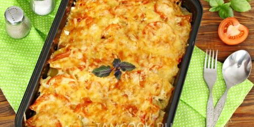 Рецепт мяса по-французски с картошкой и помидорами