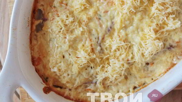 мясо по-французски с картошкой