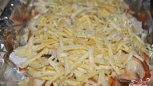 мясо по-французски с курицей