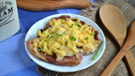 Мясо по-французски со свининой