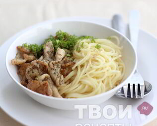 Ароматная свинина с лапшой