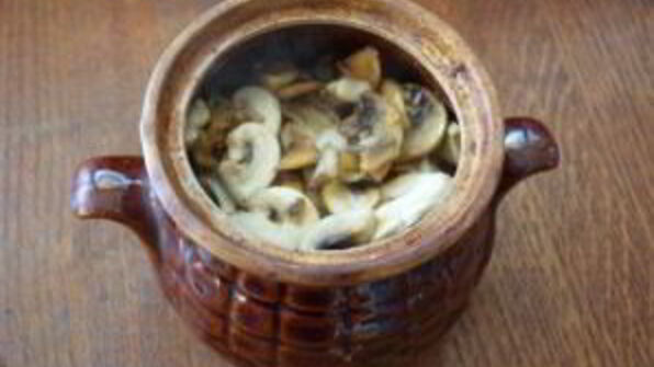 чанахи в горшочках с фасолью