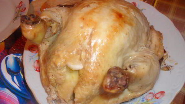 фаршированная курица к празднику
