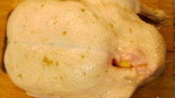 фаршированная утка с ананасом