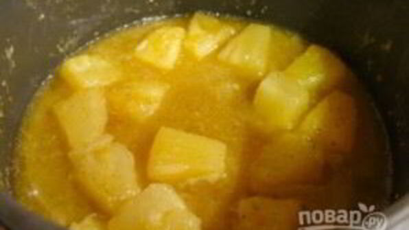 фаршированная утка с ананасом