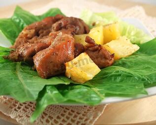 Филе бедра индейки запеченное в духовке