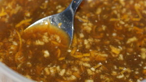 куриные крылышки в апельсиновой глазури