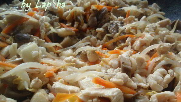 курица му шу