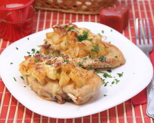 Курица под ананасами Страсть Амура