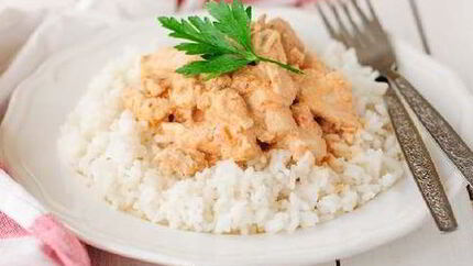 Курица в сливочно-сырном соусе