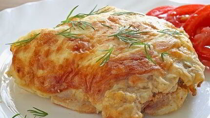 Отбивные с помидорами