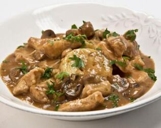 Свинина с кнедликами