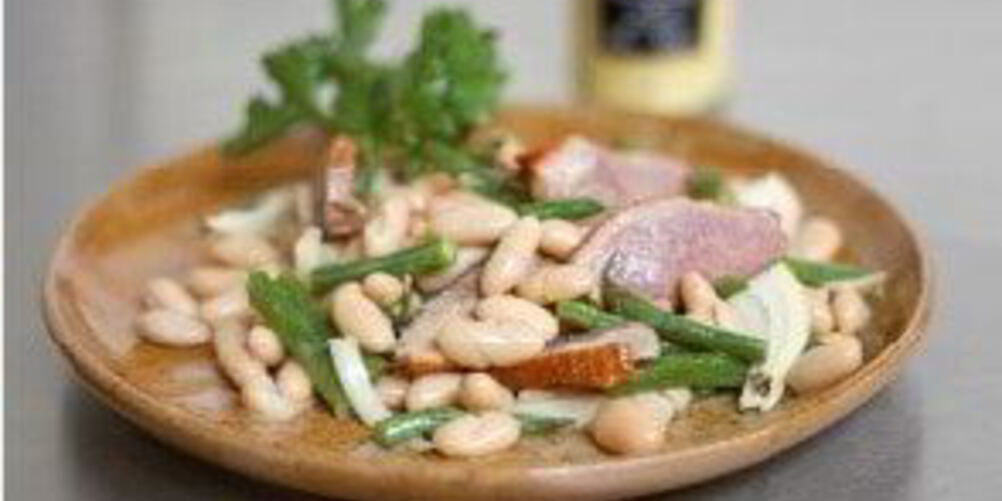 Рецепт утки с бобами