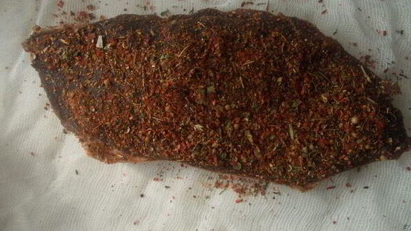 вяленая утиная грудка со специями