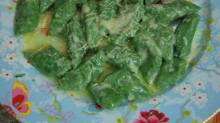 Ньокки со шпинатом