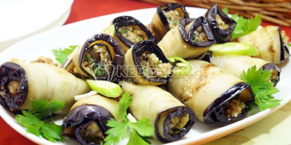 Рецепт баклажанов с грецкими орехами по-грузински