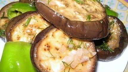 Баклажаны в заливке