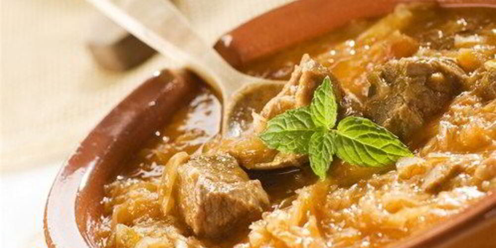 Рецепт капусты, тушенной с мясом