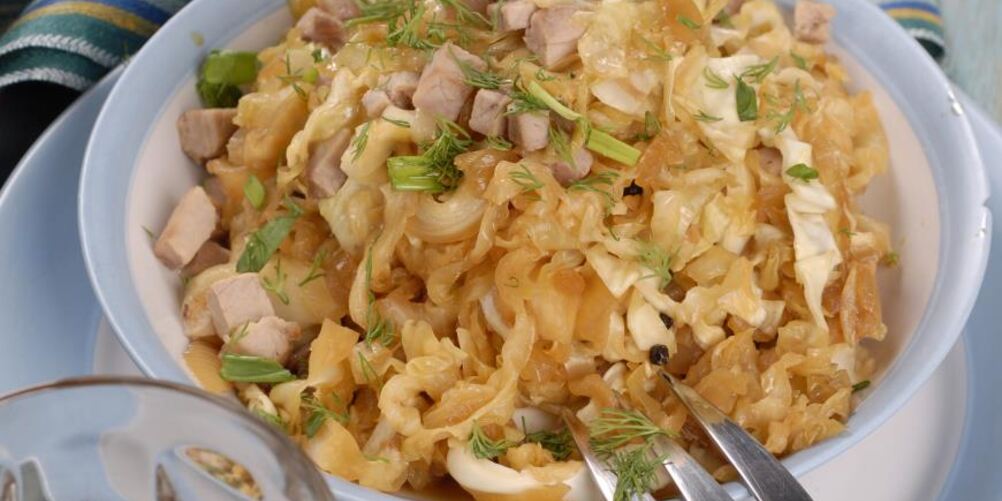 Рецепт капусты в карамели с чесноком