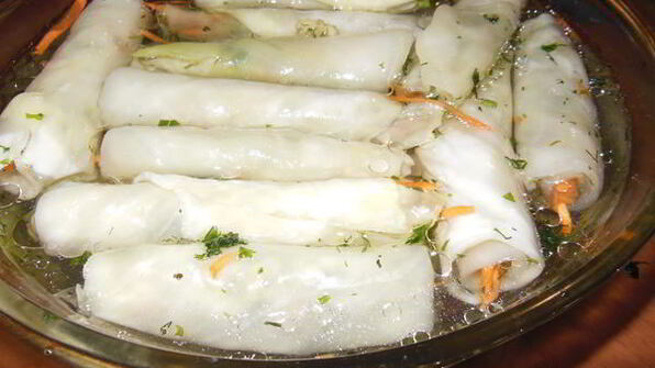 капустные палочки в маринаде