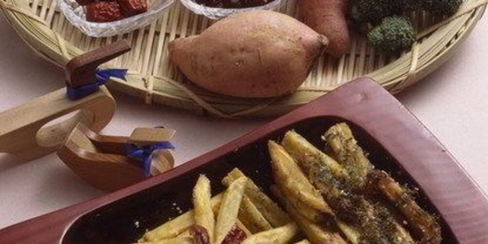 Рецепт кисла-сладкого жареный картофель