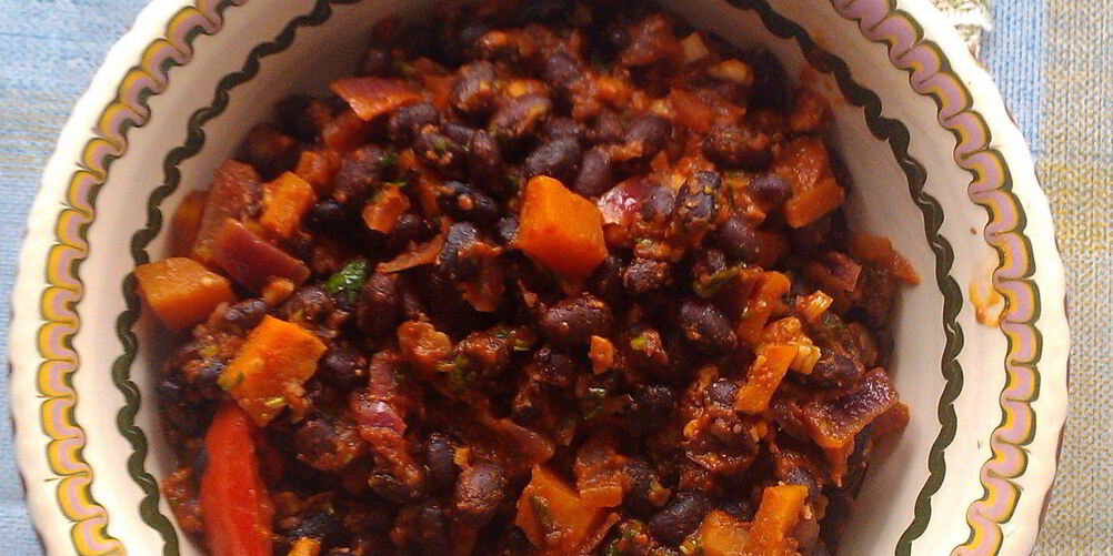 Рецепт неострого лобио