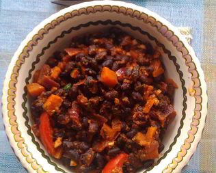 Неострое лобио