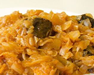 Тушеная капуста для похудения