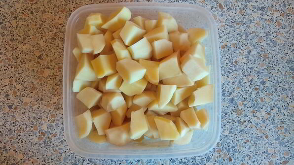 тушеная картошка с мясом