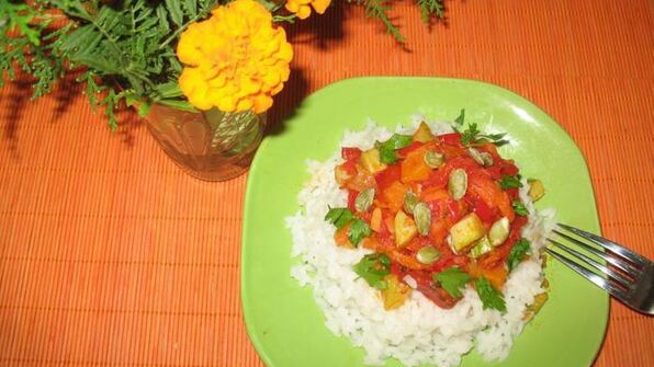 тушеные овощи