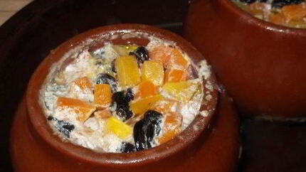 Тыква в горшочке в духовке