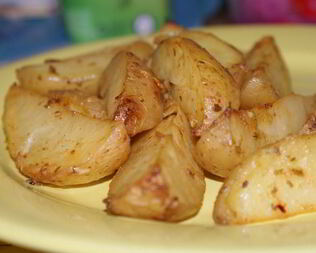 Запеченный картофель в горчичном маринаде