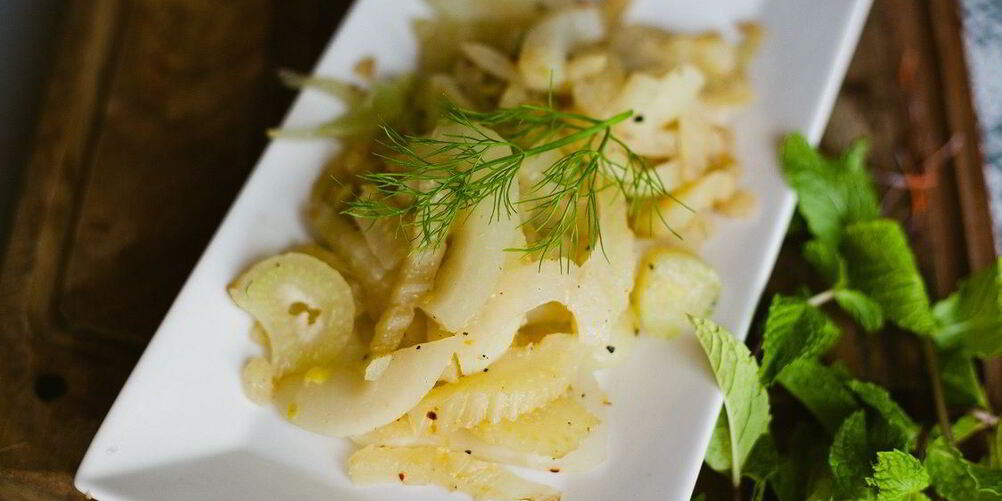 Рецепт жареного фенхеля