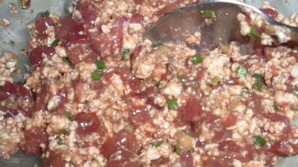 баоцзы с печенью и творогом