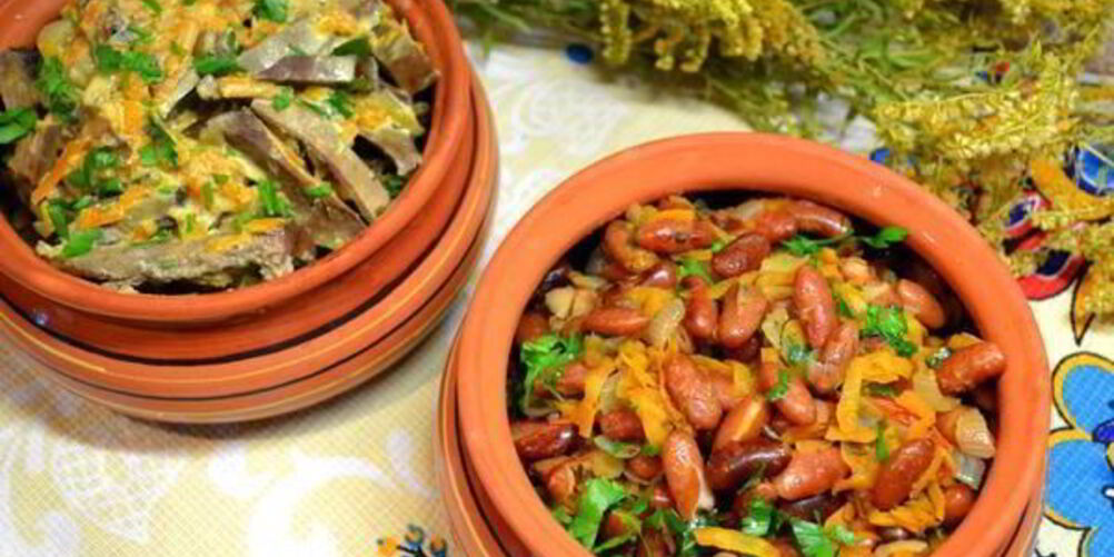 Рецепт фасоли и печень свиная