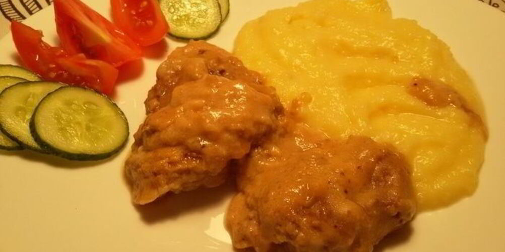 Рецепт говяжьей печени в сметанном соусе