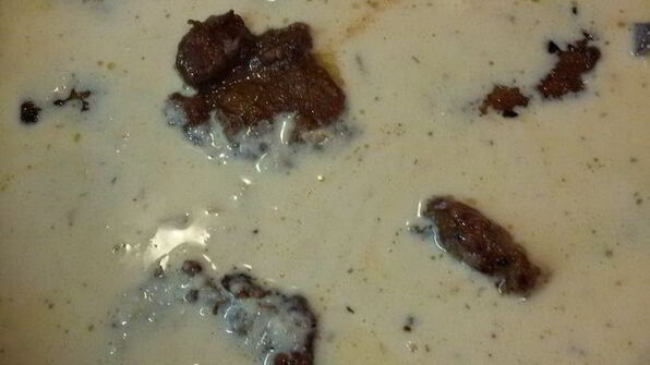 говяжья печень в сметанном соусе