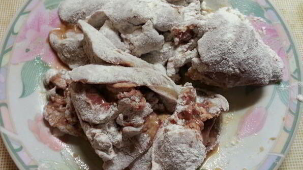 куриная печень под шапкой