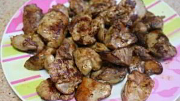 куриная печень с морковью