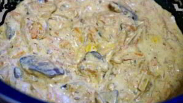 куриная печень с морковью