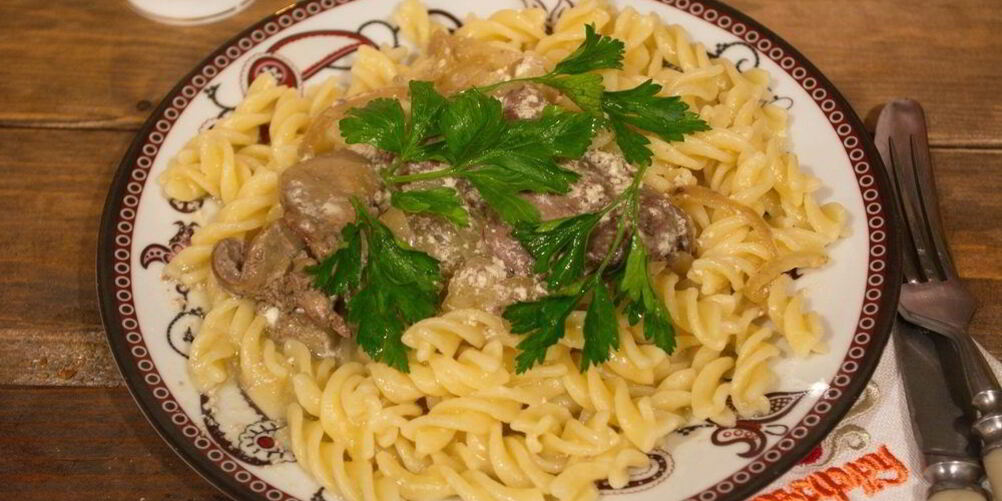 Рецепт куриной печени в сливках